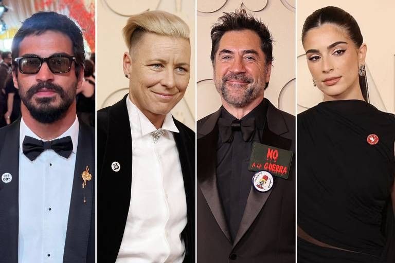 Broches com mensagens políticas ganham destaque no..